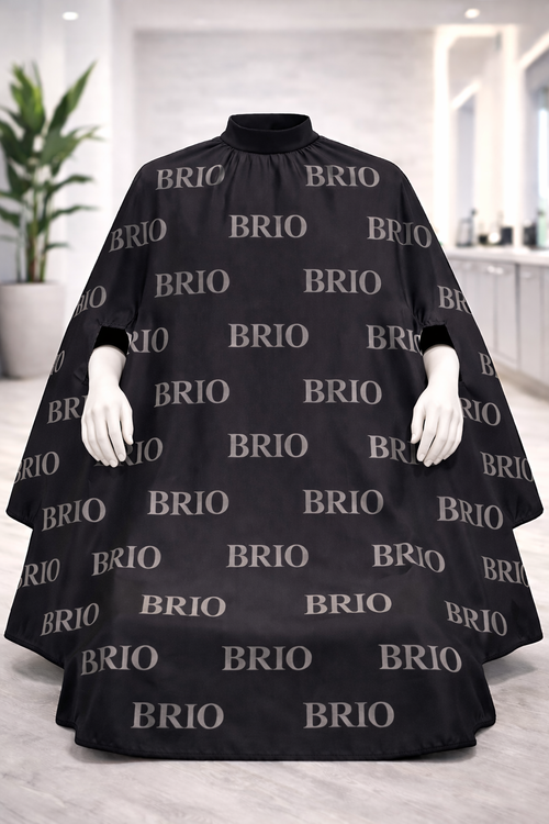 BRIO Barber Cape - BRIO logos