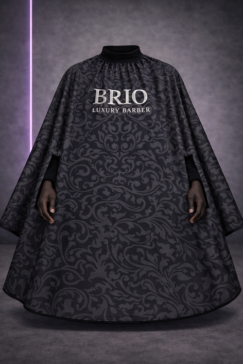 BRIO Barber Cape - damask cape