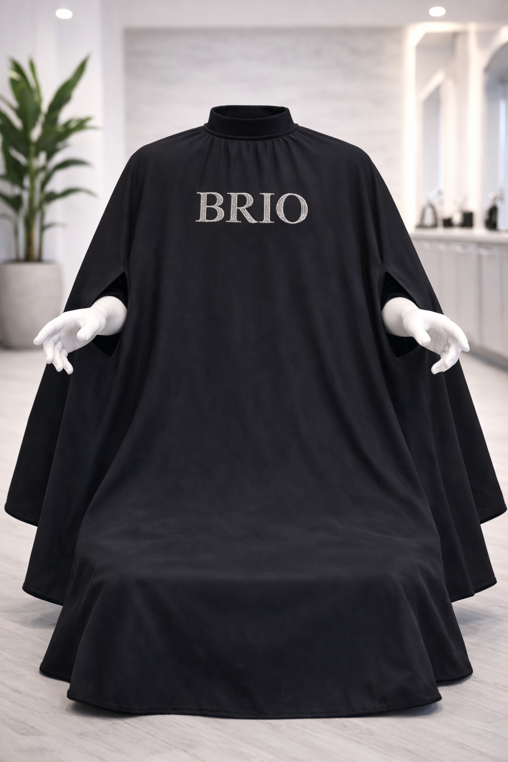 BRIO Barber Cape - BRIO embroidery logo